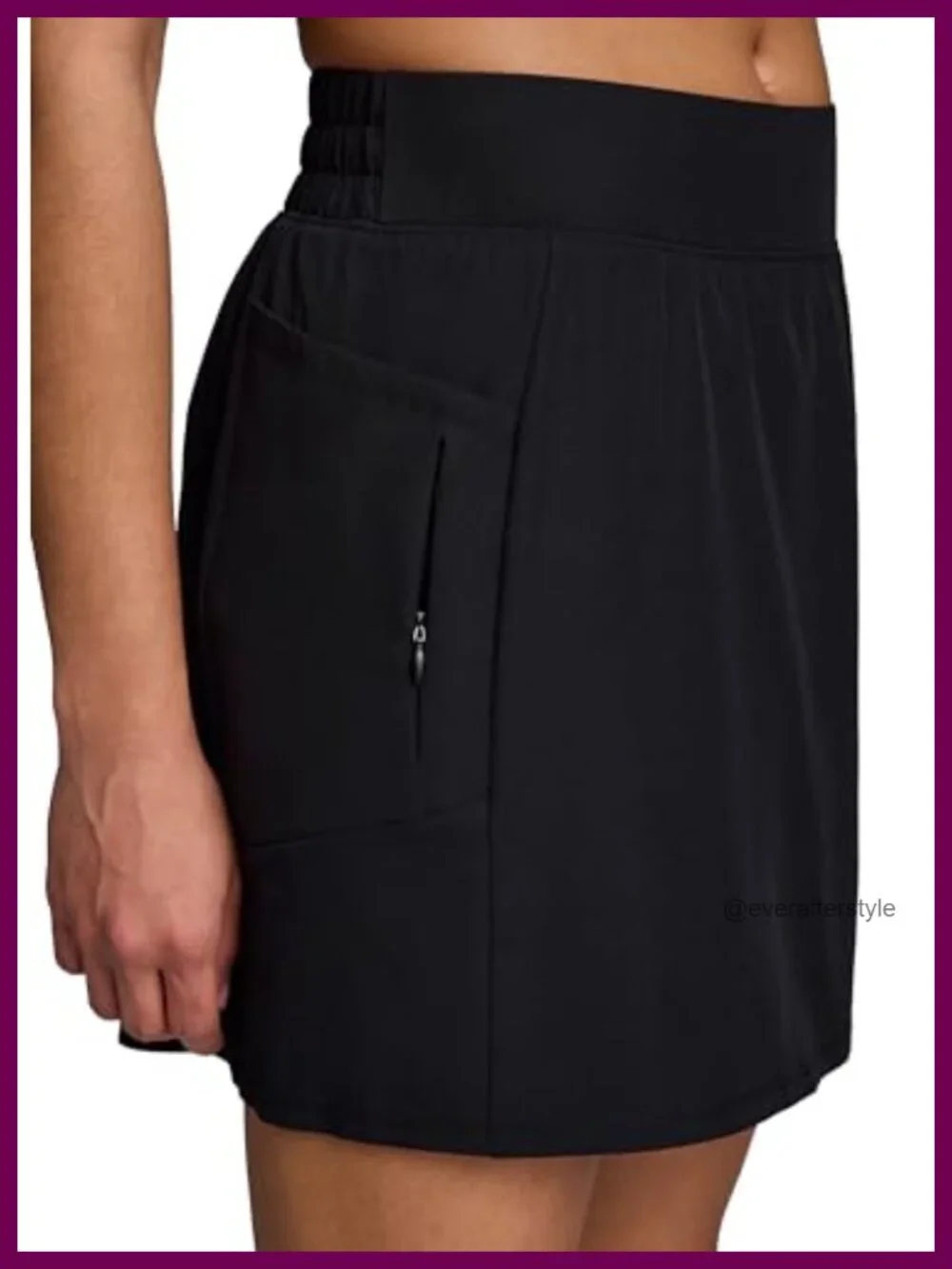 Athletic Skort with Attached Bike Shorts, Quick-Dry Stretch Woven Fabric